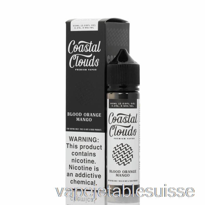 Vape Suisse Mangue Orange Sanguine - Nuages ​​côtiers Co. - 60 Ml 6 Mg